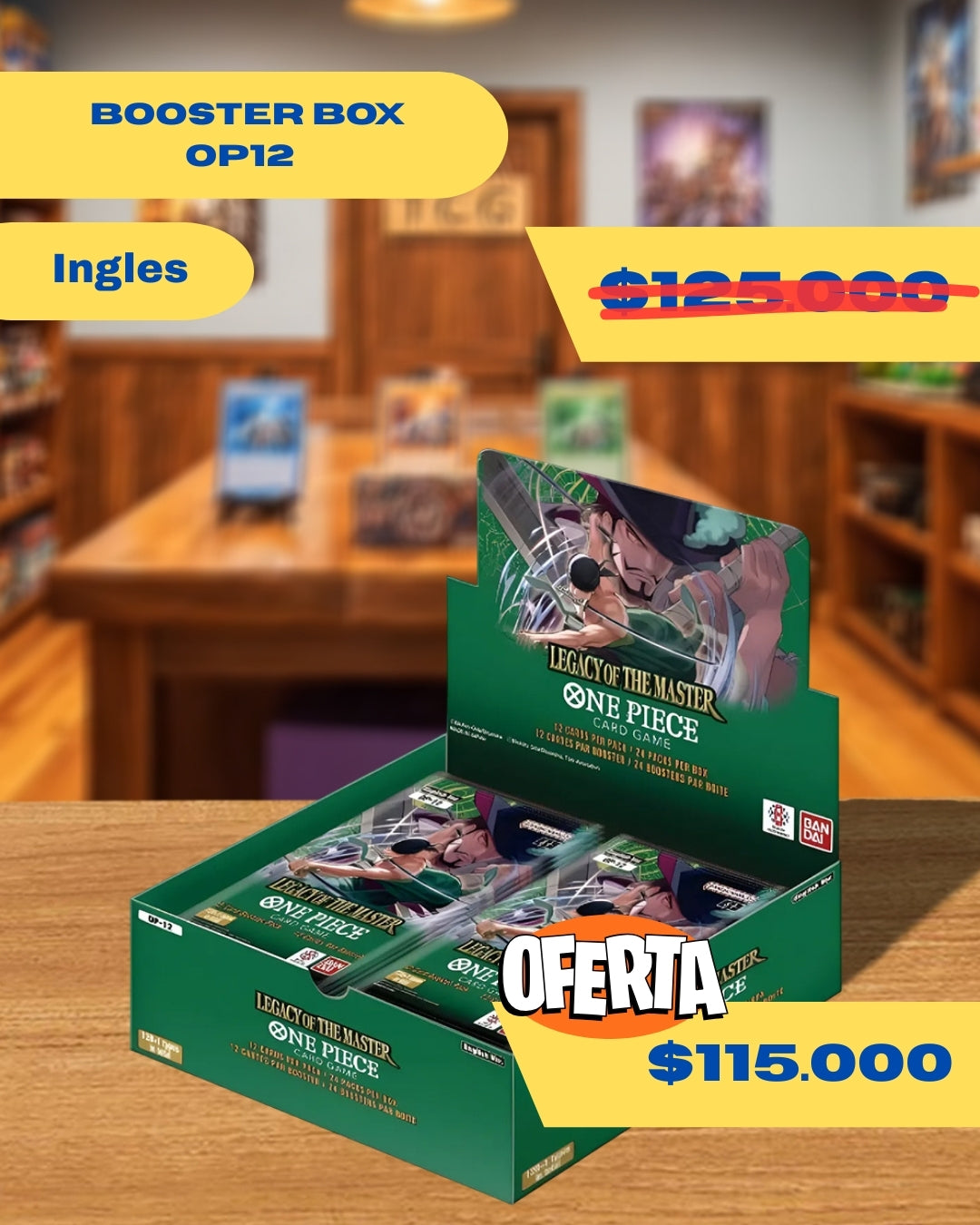 One Piece: OP12 Legacy of the Master Booster Display