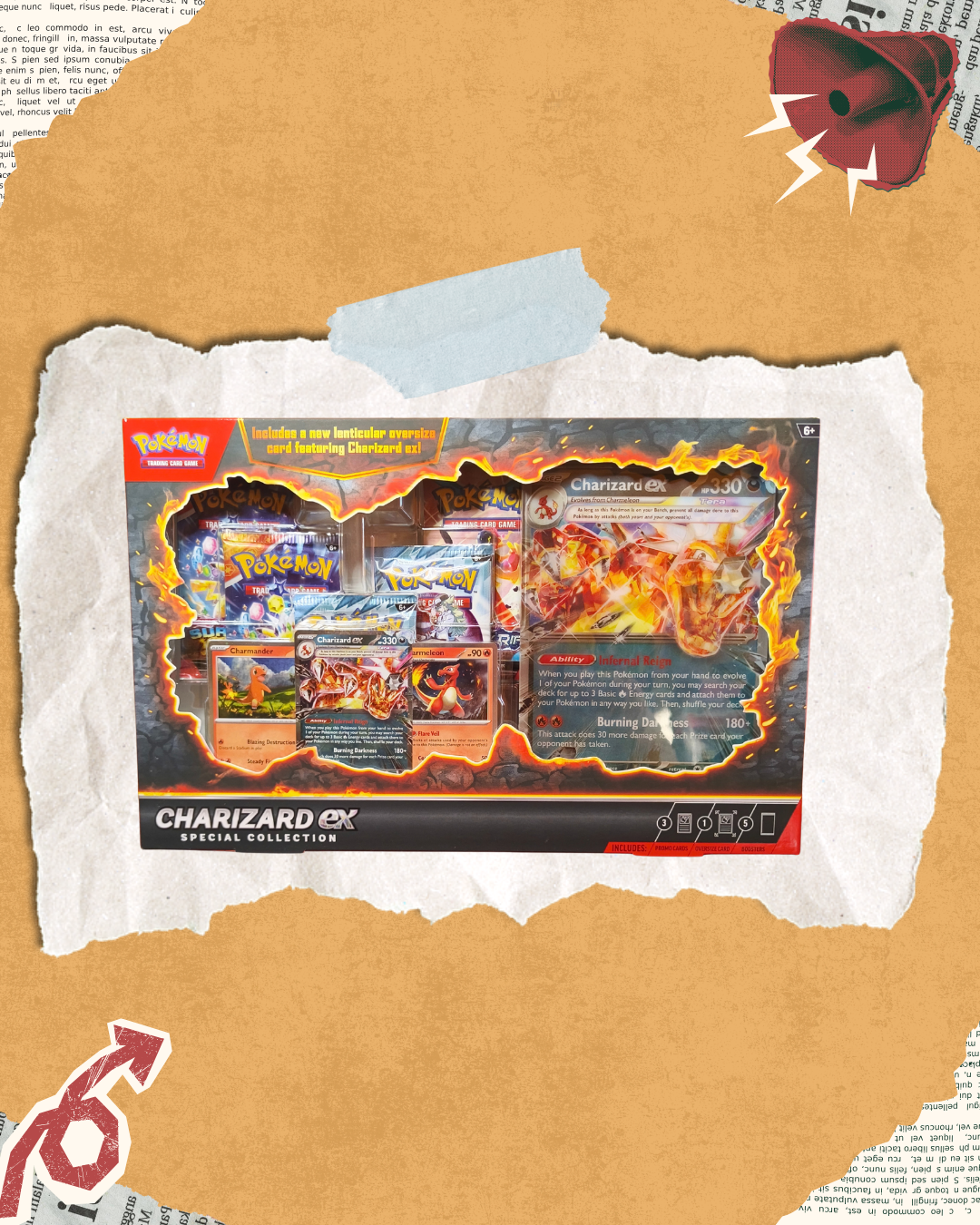 Pokémon: Charizard ex Special Collection - Ingles