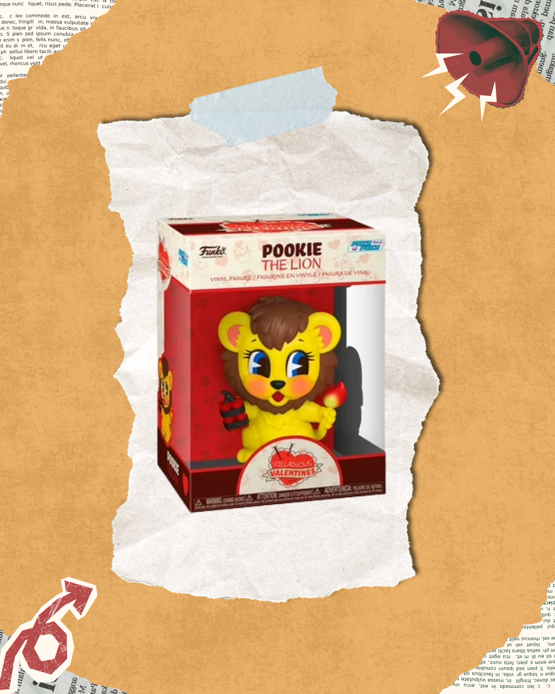 Vinyl Figure Villainous Valentines LEON