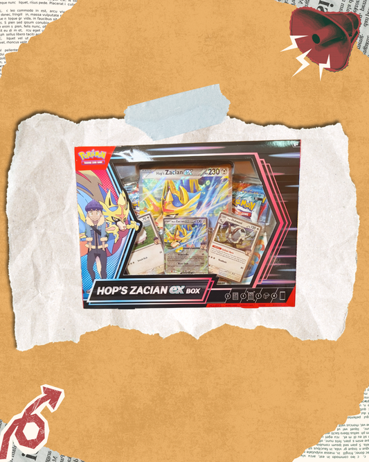 Pokémon: Hop’s Zacian ex Box