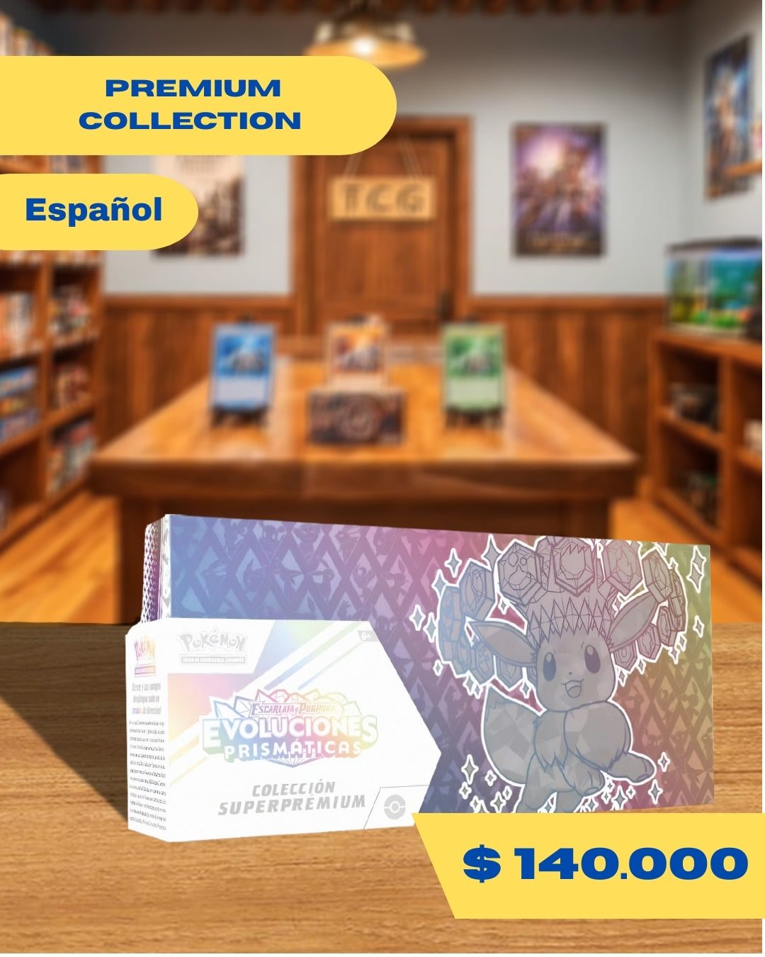 Pokémon: Prismatic Evolutions - Super Premium Collection - Español