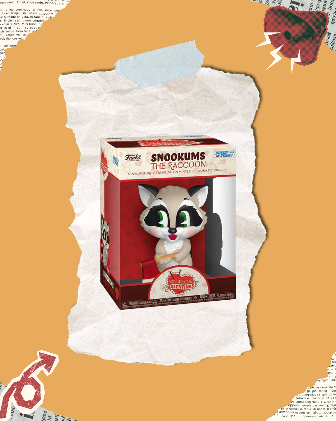 Vinyl Figure Villainous Valentines MAPACHE